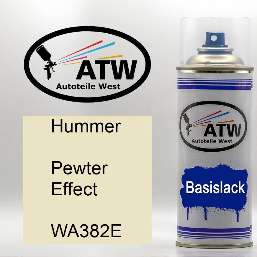 Hummer, Pewter Effect, WA382E: 400ml Sprühdose, von ATW Autoteile West.